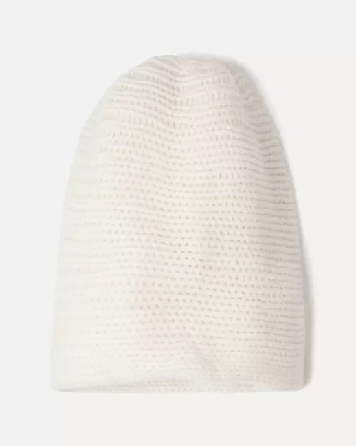 Kujten Accessoires | Bonnets & Bandeaux | Bonnet Menuires Bonnet cachemire uni, 12 fils Blanc