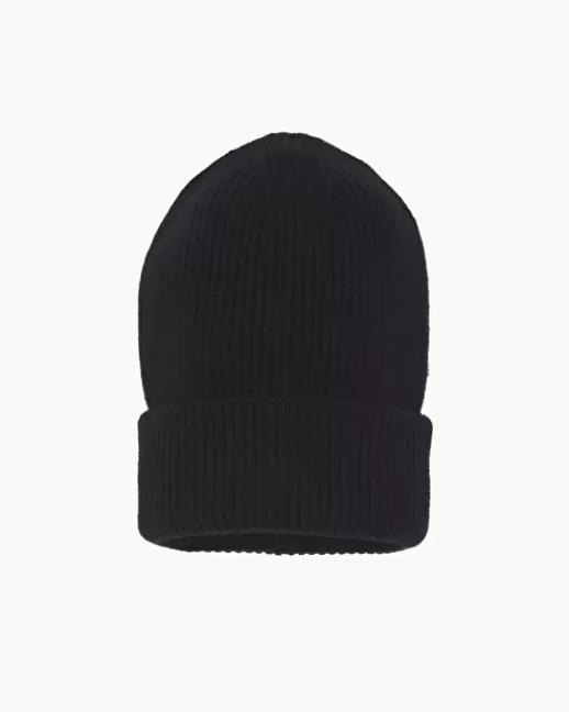 Kujten Accessoires | Bonnet Rizoul Bonnet cachemire u00e0 revers Noir