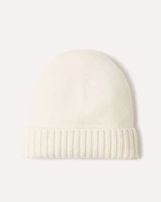 Kujten Bonnets & Bandeaux | Bonnet Tom Bonnet cachemire uni mixte Blanc