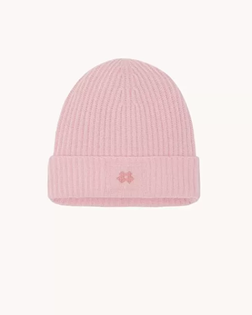 Kujten Bonnets & Bandeaux | Bonnet Tomi Bonnet Cachemire Logo, 6 fils RoseGuimauve