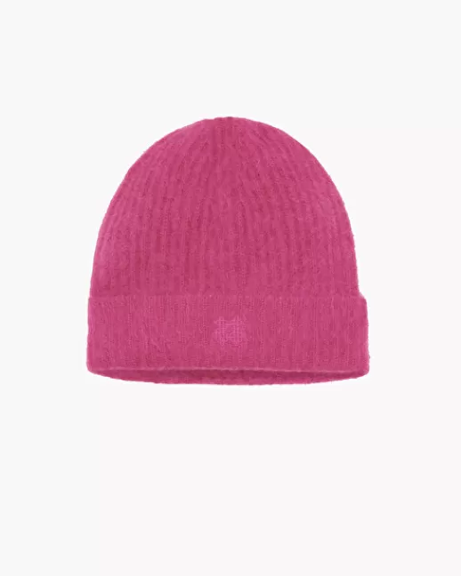 Kujten Bonnets & Bandeaux | Bonnet Tomi Fluffy Bonnet Cachemire Cu00f4tes Anglaises, 6 fils FuchsiaFluffy