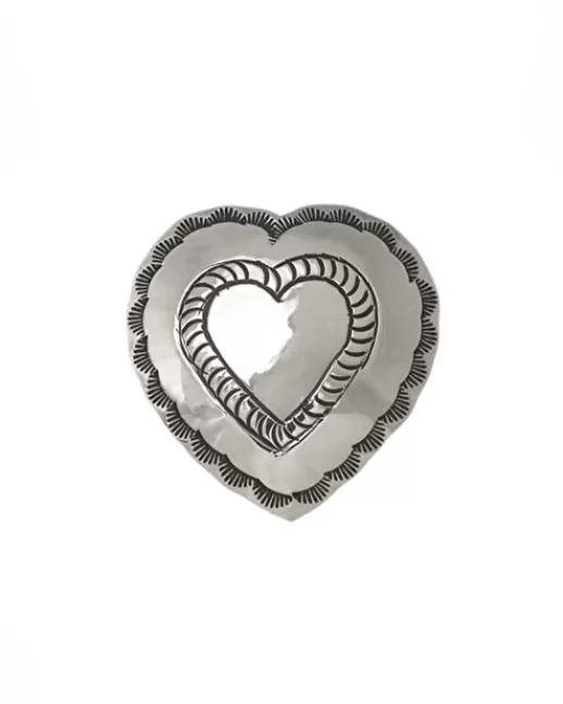 Kujten Bijoux | Broche Harpo Broche coeur en massif 925/1000e Argent