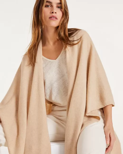 Kujten Capes & Ponchos | Cape Aviva Cape Cachemire Femme, 2 fils Organique