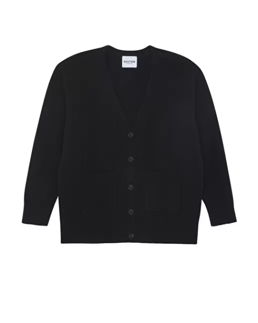 Kujten Gilets & Vestes | Cardigan Any Cardigan Cachemire, 6 fils Noir