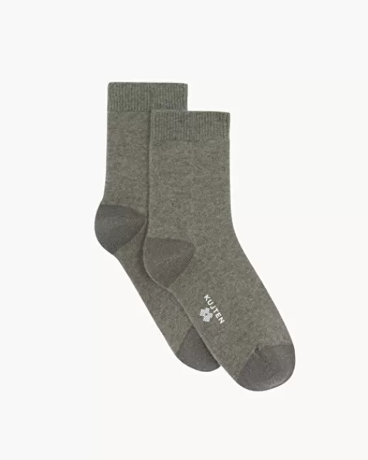 Kujten Accessoires | Chaussettes & Guêtres | Chaussettes Logo Socks Chaussettes Cachemire, 2 fils KAKICHINE