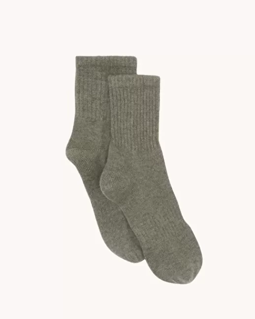 Kujten Accessoires | Chaussettes & Guêtres | Chaussettes Socks Chaussettes cachemire, 4 fils KAKICHINE