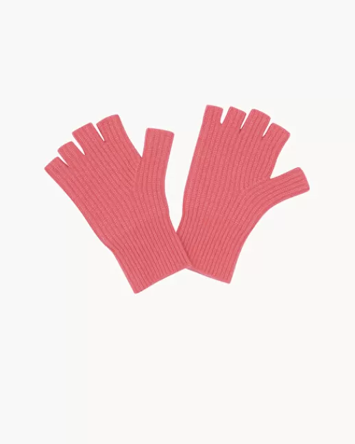 Kujten Gants & Mitaines | Gants Lulu Gants Cachemire, 2 fils CorailNeon