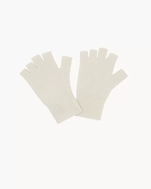 Kujten Gants & Mitaines | Gants Lulu Gants Cachemire, 2 fils BLANCVINTAGE