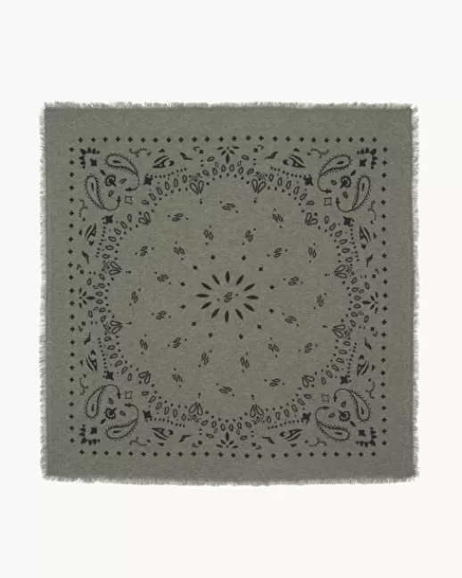 Kujten Accessoires | Bandanas | Grand Bandana Hachiko Grand bandana cachemire imprimu00e9, 2 fils KAKICHINE