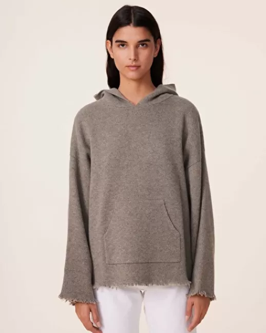 Kujten Pulls & Sweats | Hoodie Becky Pull Hoodie Cachemire Oversize, 4 fils KAKICHINE