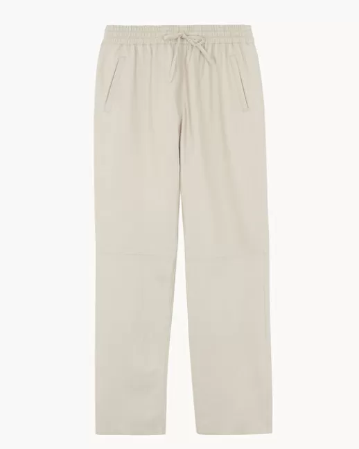 Kujten Pantalons & Shorts | Pantalons & Shorts | Pantalon Lisa Pantalon Cuir Blanc