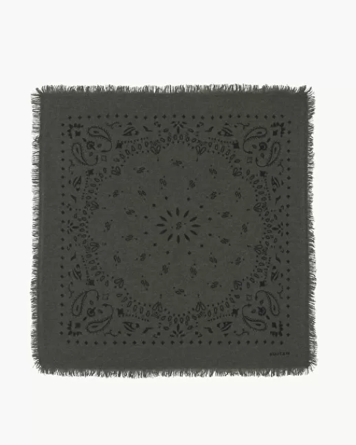 Kujten Accessoires | Bandanas | Petit Bandana Hachi Petit bandana cachemire imprimu00e9, 2 fils KAKIFONCE