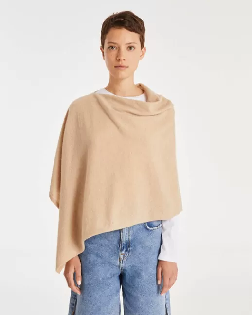 Kujten Capes & Ponchos | Poncho Dalia Poncho Court Cachemire, 2 fils Organique