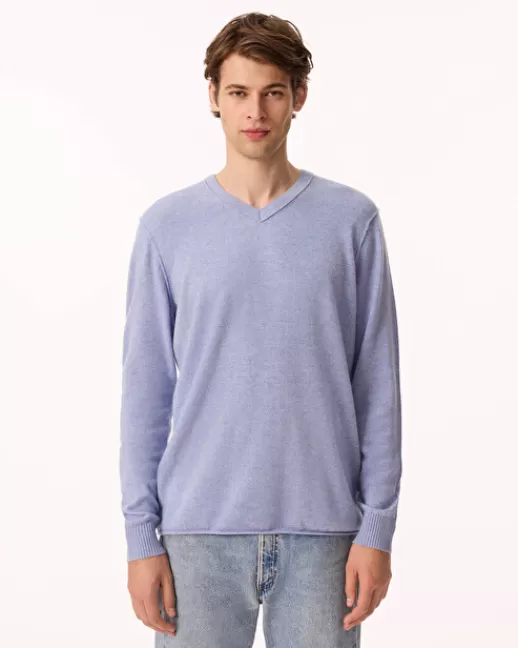 Kujten Pulls & Sweats | Pull Billy Pull Cachemire Homme Col V, 2 fils Bleujeans