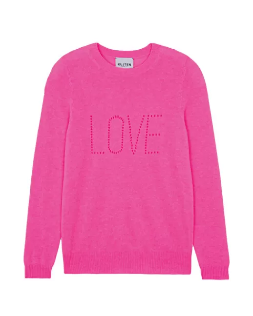 Kujten Pulls & Sweats | Pull Dorita Love Pull cachemire col rond , 2 fils Rosenéon