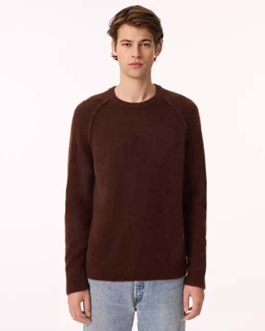 Kujten Pulls & Sweats | Pull Jojo Pull Cachemire Homme Col Rond, 2 fils MARRON