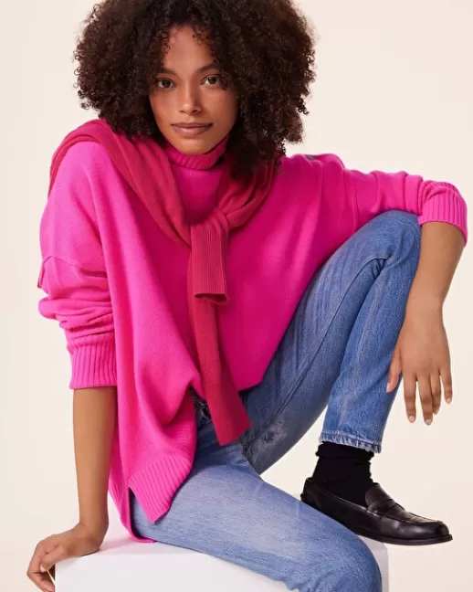 Kujten Pulls & Sweats | Pull Pinko Pull Cachemire Col Cheminu00e9 Boutons Doru00e9s, 4 fils Rosenéon