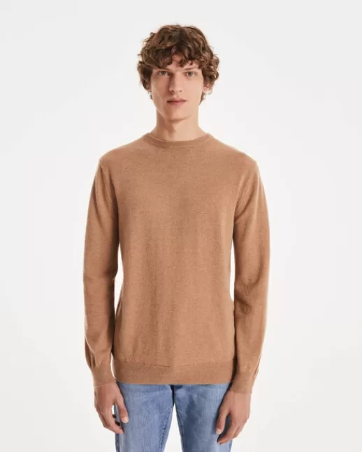 Kujten Pulls & Sweats | Pull Ray Pull col rond manches longues basic CAMELO