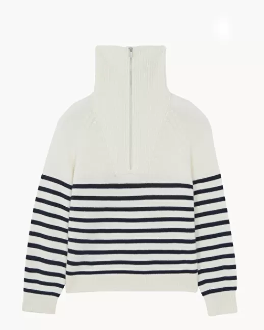 Kujten Pulls & Sweats | Pull Sam Pull Cachemire Femme, 6 fils Blanc