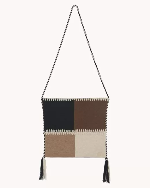 Kujten Sacs | Sac Patchwork Sac cordon torsadu00e9 en cachemire CAMELO