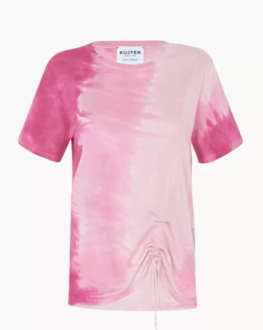 Kujten Tops & T-Shirts | Tie & Dyes | T-Shirt Pednida T-Shirt Col Rond Soie et Cachemire, 1 fil Rosenéon