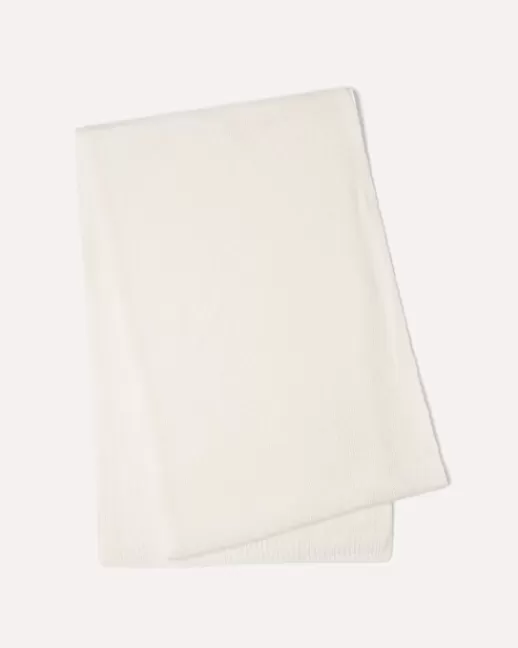 Kujten Accessoires | Écharpes & Cols | u00c9charpe Daizy u00c9charpe cachemire du00e9jaugu00e9e unie Blanc